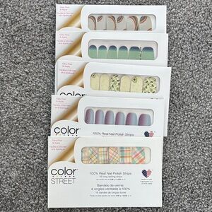 Color Street Nail Polish Strips Spring Bundle